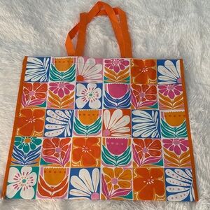 Reusable Shopping Bag Homegoods Floral Patterned Tote Bag NWT